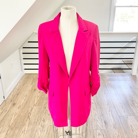 NWT S M Philosophy, Barbie hot pink blazer - Picture 1 of 8